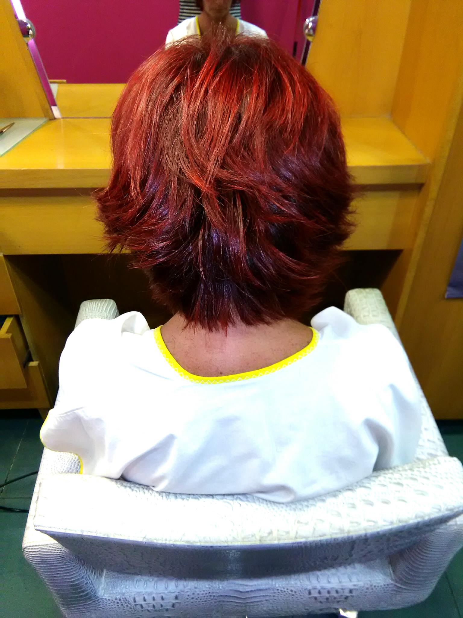 Corte y color en peluquería de Logroño